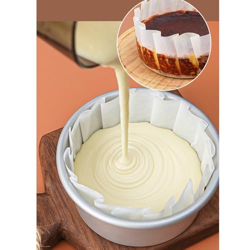 50pcs Non-Stick Disposable Baking Parchment Paper Liners - 5 Inch