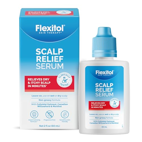 Flexitol Scalp Relief Serum for Itchy Scalp - 2 oz Hydrating Formula