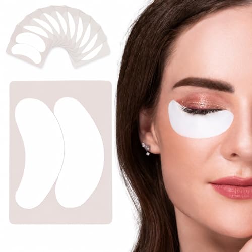 CURACORO Biogel Under Eye Pads - 10 Pairs, Non-Slip Hydrogel for Sensitive Skin