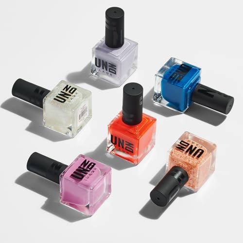 Vegan Nail Polish - Day Dream - Pastel Orange Paint Splatter - 0.5 oz