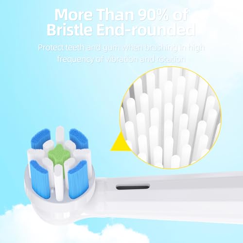 Replacement Brush Heads for Oral-B iO Series, Ultimate Clean - 8 Pack White