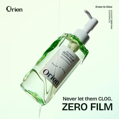 Orien Mugwort Zero Film Cleansing Oil 6.76 fl.oz. 200ml ¤ÓDaily Makeup Blackhead Removal No pore clogging Korean skincare double cleansing