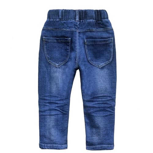Peacolate 7-8 Years Girls Embroidery Denim Jeans Pants