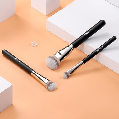 TEOYALL Large Foundation Brush for Seamless Makeup Application