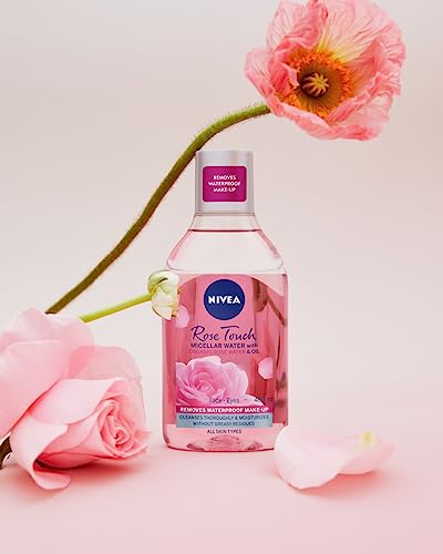 NIVEA MicellAIR Rose Touch Micellar Cleansing Water 400ml - Dual-Phase Makeup Remover