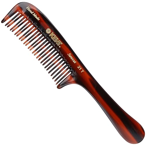 Kent 21T Large Wide Tooth Detangling Comb for Curly and Thick Hair