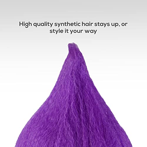 Deluxe Purple Troll Wig for Adults | Unisex Costume Hair