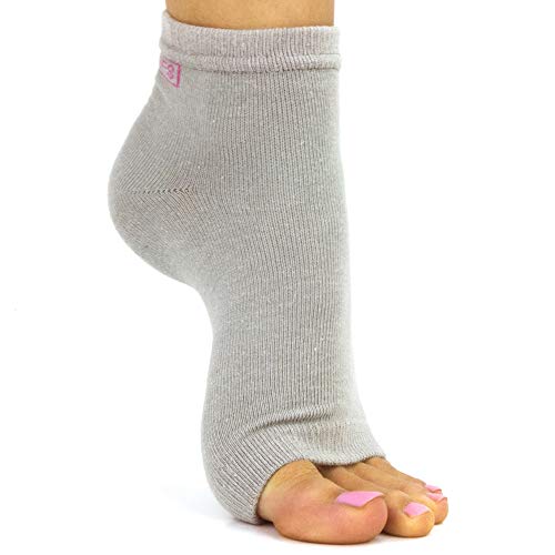 Freetoes Toeless Socks 3 Pairs - Pedicure, Yoga & Open-Toe Shoe Friendly