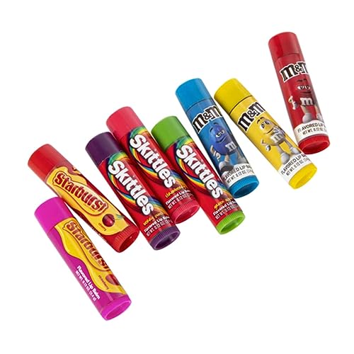 Taste Beauty Mars Candy Flavored Lip Balm 8-Pack - Moisturizing & Fun