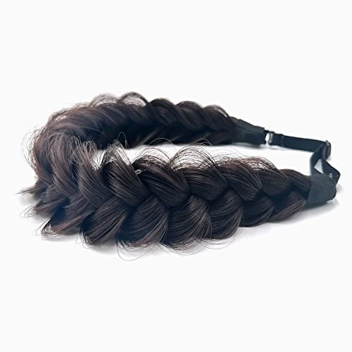 Women’s Synthetic Braided Headband Hair Accessory Wide Strand Wedding & Party Wear