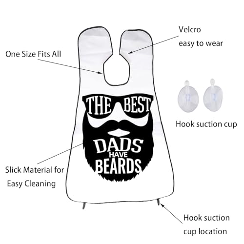 Zuo Bao Dad Beard Shaving Cape Proud Dad The Best Dads Have Beards Bearded Husband Beard Trimming Apron