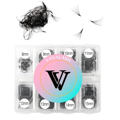 VAVALASH 14D Premade Volume Lash Fans - 600 Loose Fans 0.05 D Curl Mixed