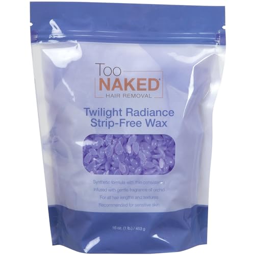 Too Naked Twilight Radiance Strip-Free Wax - Hypoallergenic Orchid Scent, 16 oz