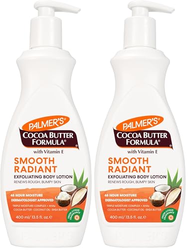 Palmer's Cocoa Butter Retexture & Renew Exfoliating Body Lotion, 13.5 Oz (2 Pack)