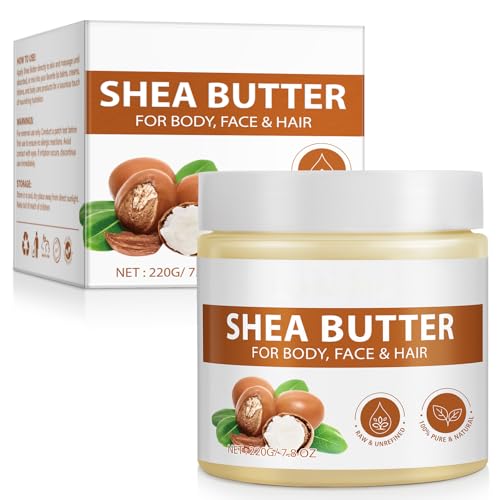 ZODENIS Unrefined Raw Shea Butter for Face, Body & Hair - 7.8 OZ