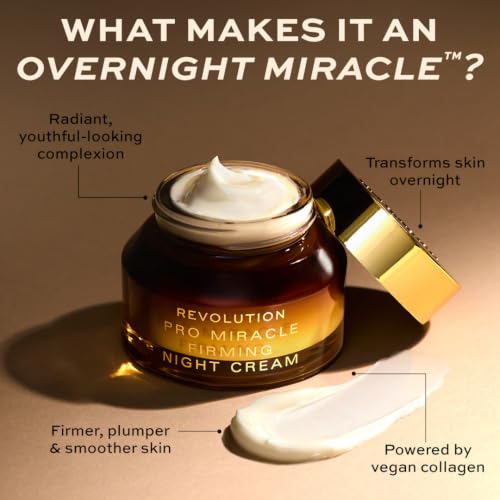 Vegan Collagen Night Cream for Firm, Plump & Radiant Skin - 1.69 fl oz