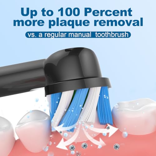 MOFELE 16-Pack Replacement Toothbrush Heads for Oral-B Electric Toothbrushes