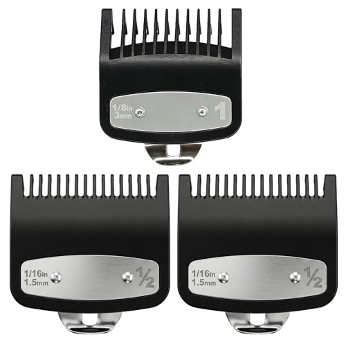 Wahl Clipper Guard Set Replacement 3 Pack – 1/8in, 1/16in Attachments