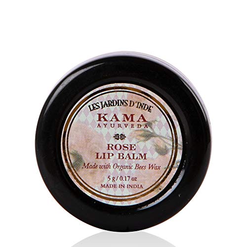 Kama Ayurveda Rose Lip Balm 5g Natural Moisturizer for Soft Lips