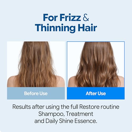 Morethan8 Korean Daily Shine Hair Essence – Vegan Frizz Control Serum 2.36oz