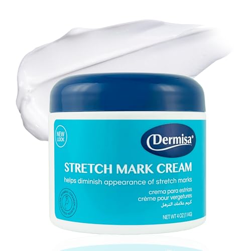 Dermisa Stretch Mark and Scar Cream with Cocoa Butter - 4 Oz
