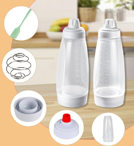 Korvanta Pancake Batter Dispenser with Whisk Ball - 1000ml
