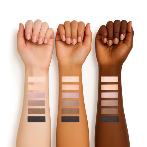 SUSIKEKI 01 Mini Neutral Eyeshadow Palette - 6 Matte Taupe & Brown Shades, Waterproof, Long Lasting, Travel Size