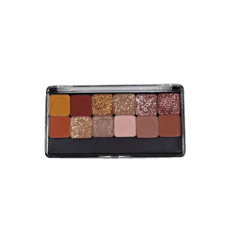 Mini Magnet Makeup Dispensing Plate Set - 2 Rectangular Palettes for Eyeshadow & Blush | Includes 10 Metal Stickers
