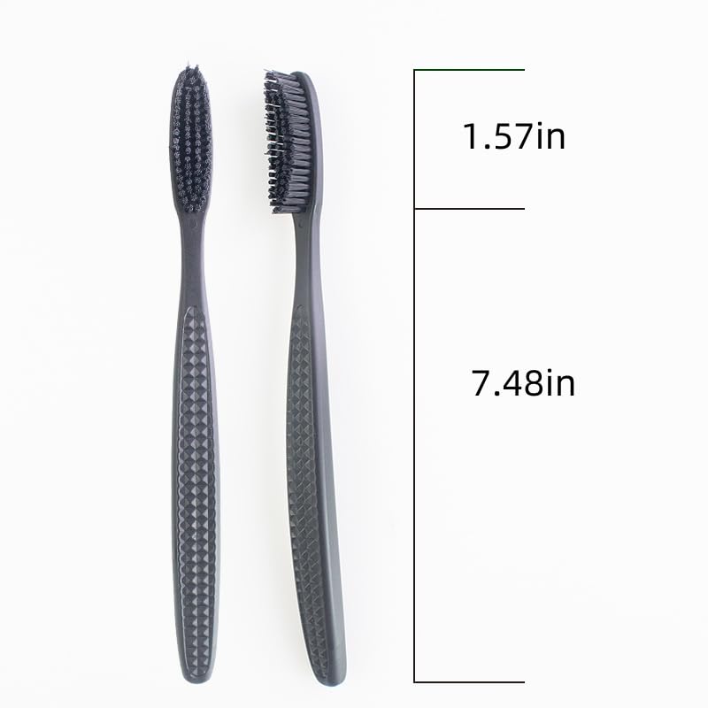 Colincie Extra Hard Charcoal Bristle Toothbrush for Effective Oral Care