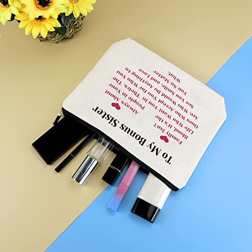 Mikela Bonus Sister Gifts Makeup Bag - Unbiological Sister Gift - Variation 147_NO1