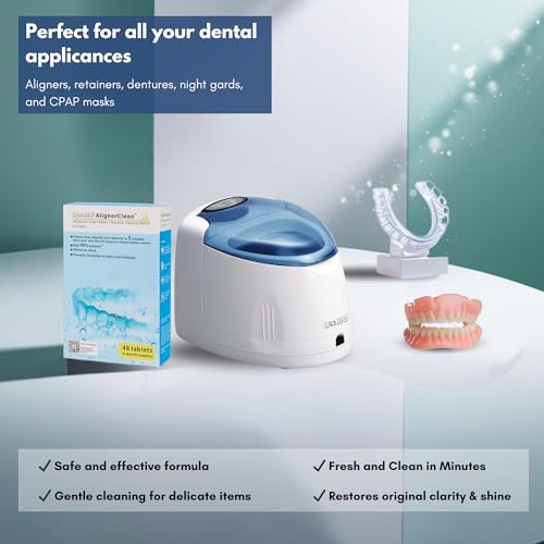 iSonic Ultrasonic Denture Cleaner Tablets - 192 Count (4 Pack)