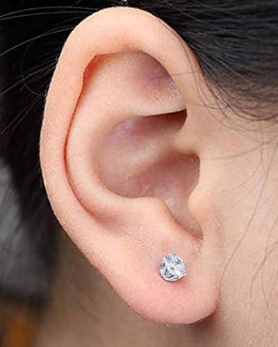Ear Piercing Kit - 2 Pcs No Pain Home Use Gun with CZ Studs