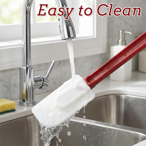 High Heat Resistant Silicone Spatula Set - 5 Pcs, 9.8 Inch