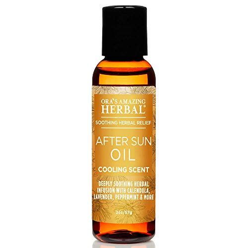 Ora's Amazing Herbal After Sun & Shave Oil with Tea Tree, Lavender & Peppermint - 2 oz