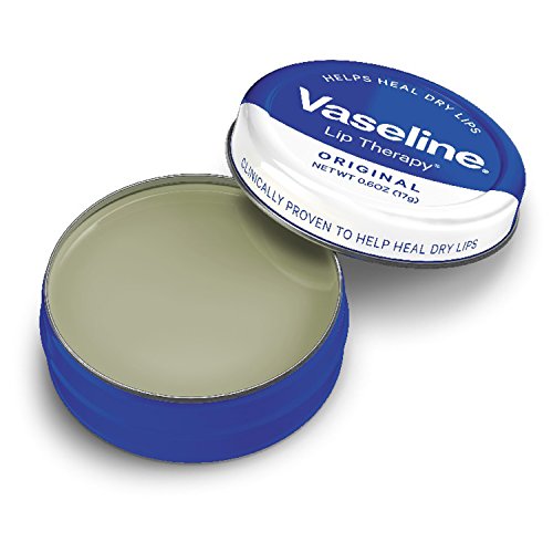 Vaseline Lip Therapy Balm Tin - Original 0.6 oz for Dry Lips