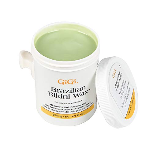 GiGi Brazilian Bikini Wax - 8 oz Microwave Formula for Sensitive Skin