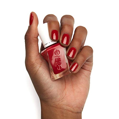 Essie Gel Couture Nail Polish - Paint The Gown Red 0.5 oz #342, Long-Lasting, Chip-Resistant