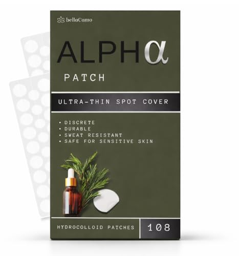 bellaCamo Hydrocolloid Pimple Patches - 108 Count Invisible Acne Spot Covers