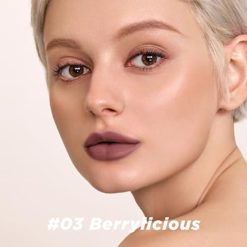 ITY Velvet Matte Lip Clay - Long-Lasting Mousse Lip Stain, Berrylicious