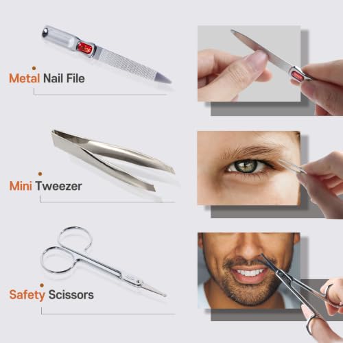 [Made in Korea] ROYAL 5 Pcs Compact Nail Clippers Set-Nail Clipper,