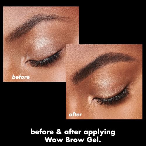 e.l.f. Wow Brow Gel Neutral Brown 0.12 oz Buildable Volumizing Wax-Gel Hybrid