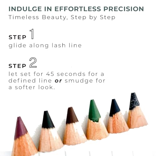 Honeybee Gardens Long-Wearing Eyeliner Pencil - Belgian Chocolate