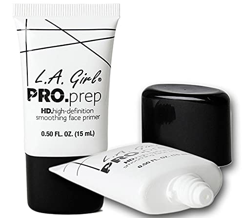 L.A. Girl High Definition Face Primer with Vitamin E - Pack of 3 (0.5 Fl Oz Each)
