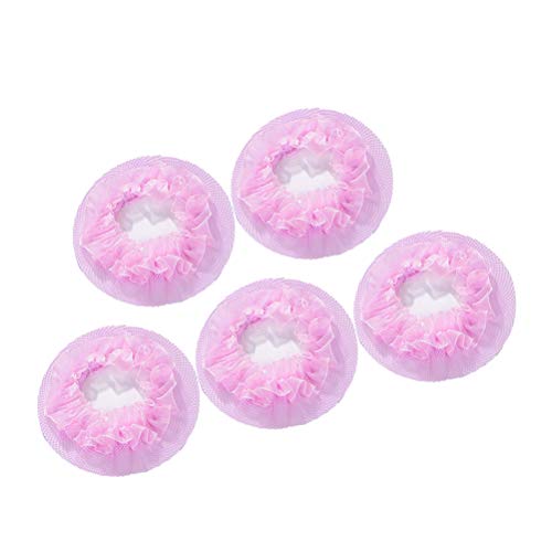 Pink Invisible Hair Nets Mesh Hair Accessories for Ballet & Dance - 5 Pack