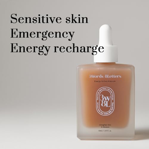 [3Words 8Letters] Energy Active Serum 1.69 fl oz – Vegan Hyaluronic/Lovely Balloon Vine
