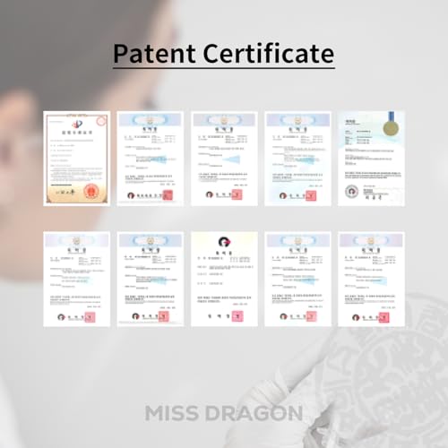 Miss Dragon Brightening Facial Mask 10 Pack - Korean Skincare with Hyaluronic Acid & Niacinamide