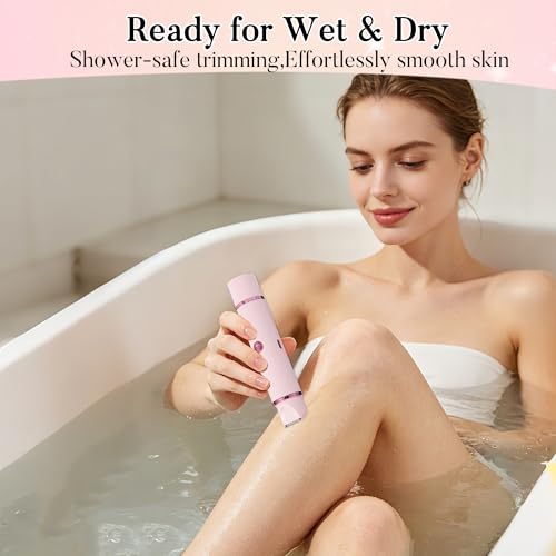 SYAWS 2-in-1 Electric Bikini & Facial Hair Trimmer - Rechargeable Shaver