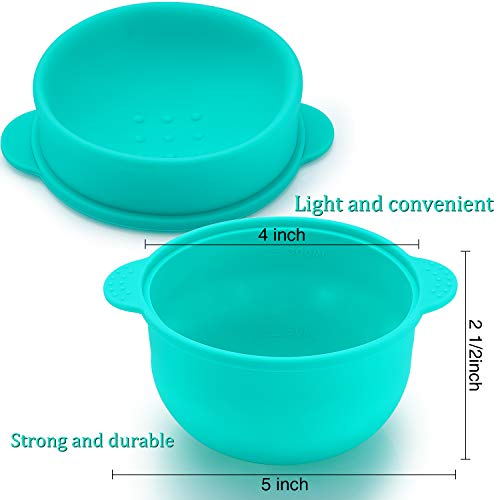 3 Pack Silicone Wax Pot Replacements, 14 oz for Hair Removal Wax Warmers