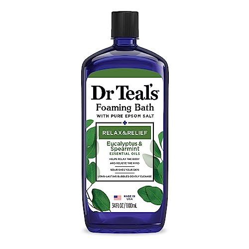 Dr Teal's Relax & Relief Foaming Bath with Eucalyptus & Spearmint - 34 fl oz
