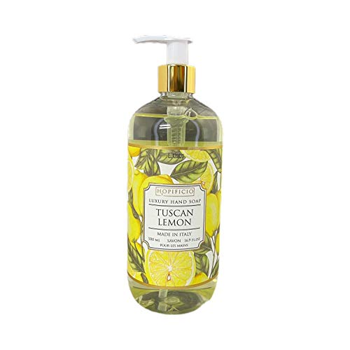 Hopificio Luxury Liquid Hand Soap - Tuscan Lemon, Organic & Moisturizing